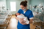 newborn and nurse